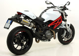 Arrow Ducati Monster 696 '08-114/1100 '09-14 Aluminium Homologated Right & Left Thunder Dark Line Silencers 71731aon