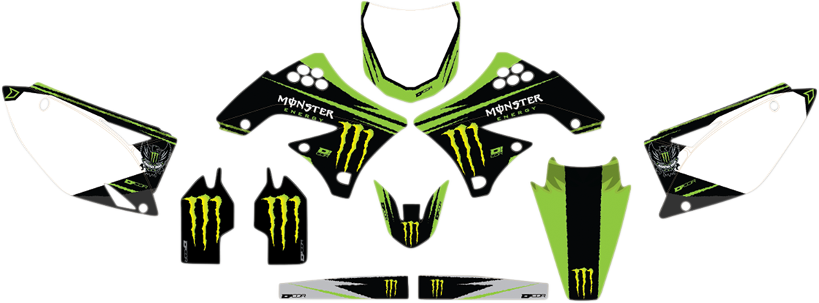 D'COR VISUALS Graphic Kit - Monster Energy 20-20-458