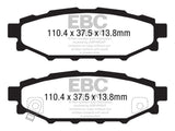 EBC 12+ Subaru BRZ 2.0 (solid rear rotors) Redstuff Rear Brake Pads DP31584C