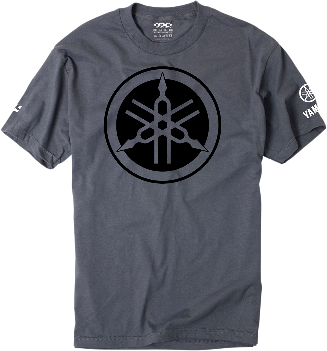 FACTORY EFFEX Yamaha Tuning Fork T-Shirt - Charcoal - XL 16-88294