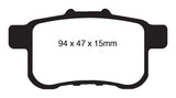 EBC 09-14 Acura TSX 2.4 Greenstuff Rear Brake Pads DP21987