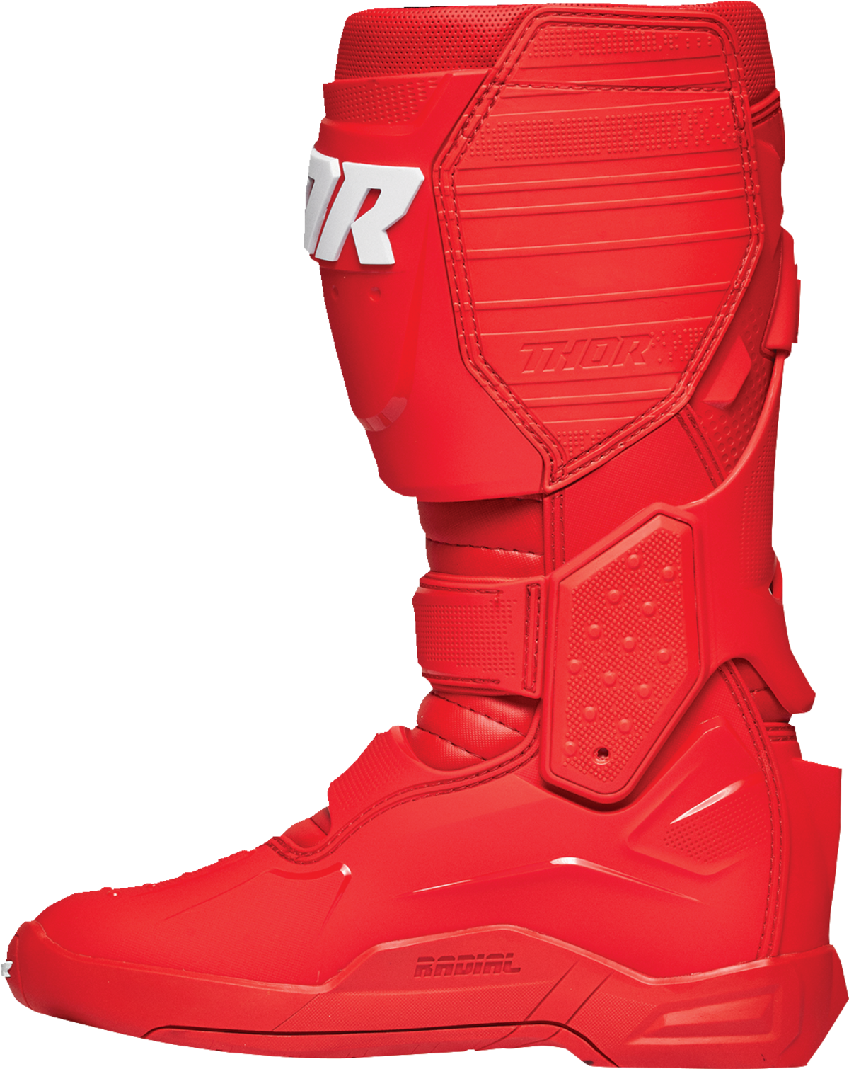 THOR Radial Boots - Red - Size 14 3410-2743