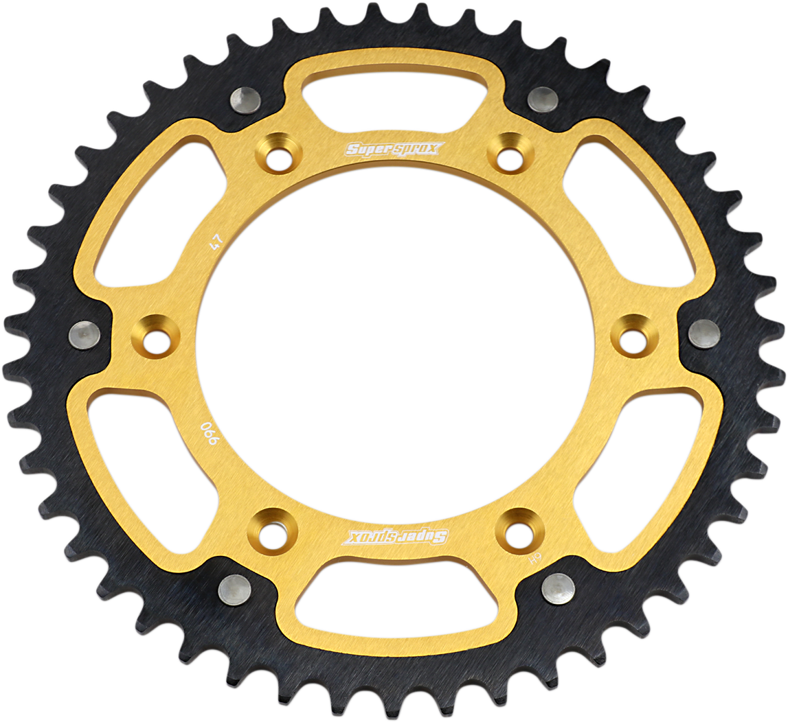 SUPERSPROX Stealth Rear Sprocket - 47 Tooth - Gold - Husaberg/Husqvarna/KTM RST-990-47-GLD