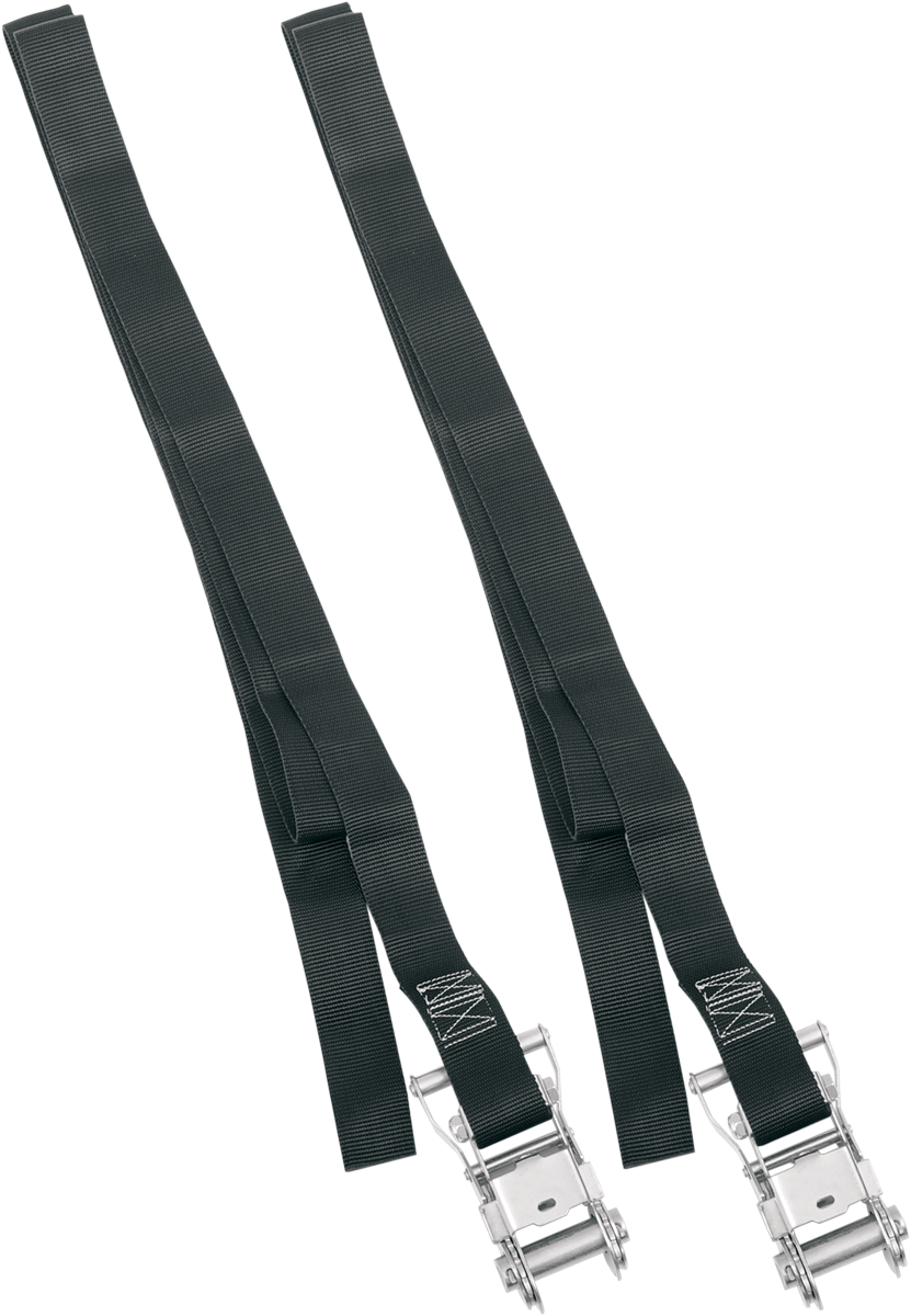 POWERTYE MFG. Endless Ratchet Tie-Downs - 1-1/2" x 8' - Black 30082