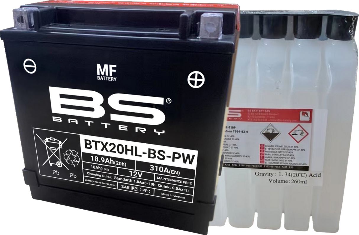 BS BATTERY Battery - BTX20HL-BS-PW (YTX) 300821