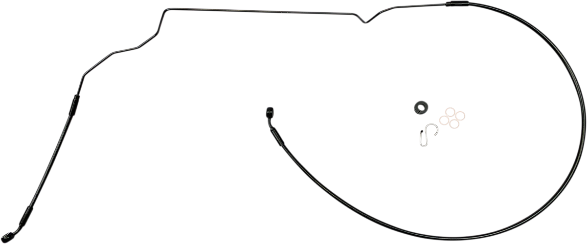 MAGNUM Brake Line - Lower - Black - Indian SBB1130-00