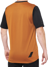 100% Ridecamp Jersey - Terracotta/Black - Large 40027-00017