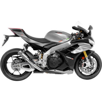 LEOVINCE LV Corsa S Slip-On Muffler - Titanium - Aprilia RSV4 Tuono V4 1811-4842