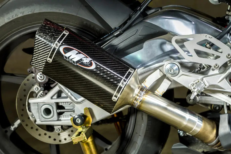 M4 Exhaust Tech One Carbon Fiber Slip On 2015-2016 S1000RR BM9124