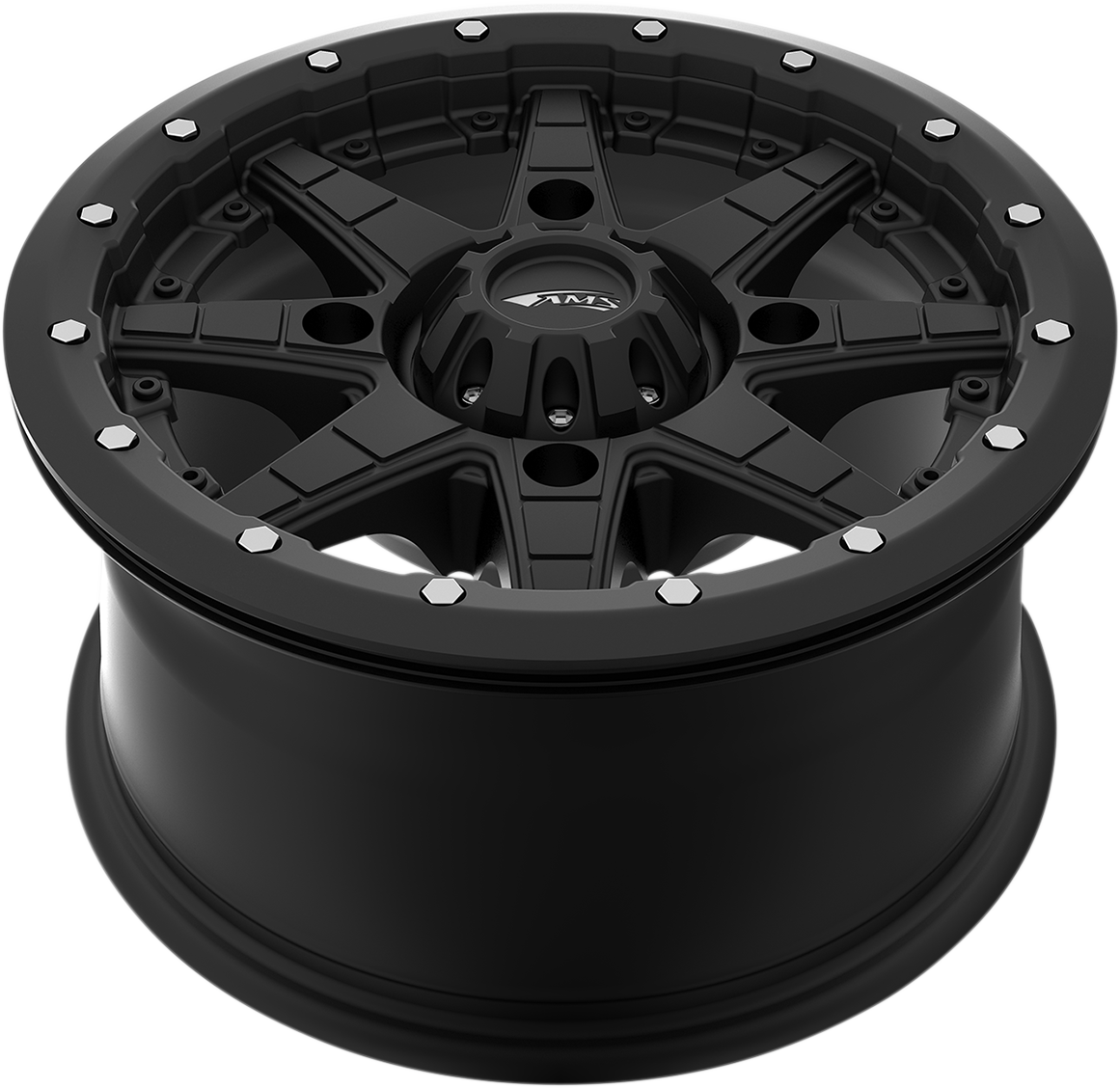 AMS Roll'n 106 Wheel - Front/Rear - Black - 15x7 - 4/156 - 5+2 5711-046AS