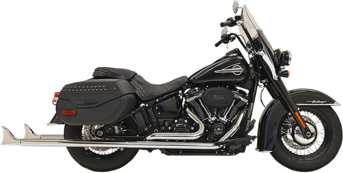 BASSANI XHAUST Fishtail Exhaust without Baffle - 39" 1S86E-39