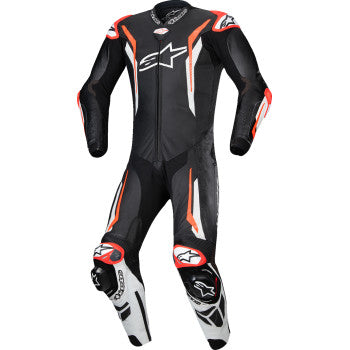 ALPINESTARS Suit Gp Tech V5 Blk/Wht/Red Fluo 58 3150226-1231-58