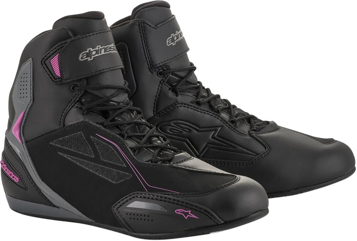 ALPINESTARS Faster-3 Drystar® Shoes - Black/Gray/Pink - US 6 25409191139-6