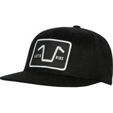 American Biker  Handlebar Society Flexfit® Flatbrim Hat - Black - Large/XL ABBHANDLEBAR05H12BKL