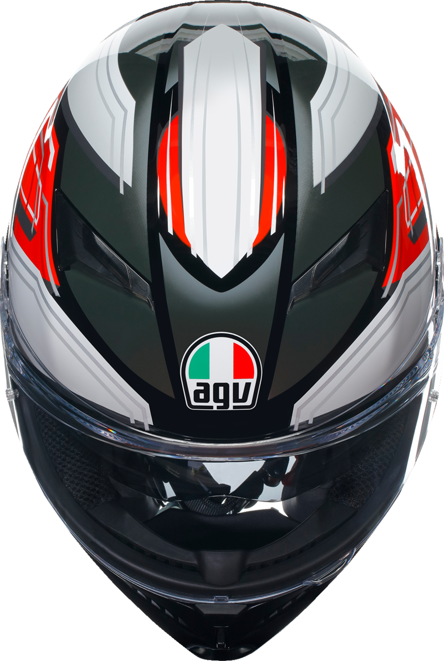 AGV K3 Helmet - Wing - Black/Italy - Small 2118381004007S