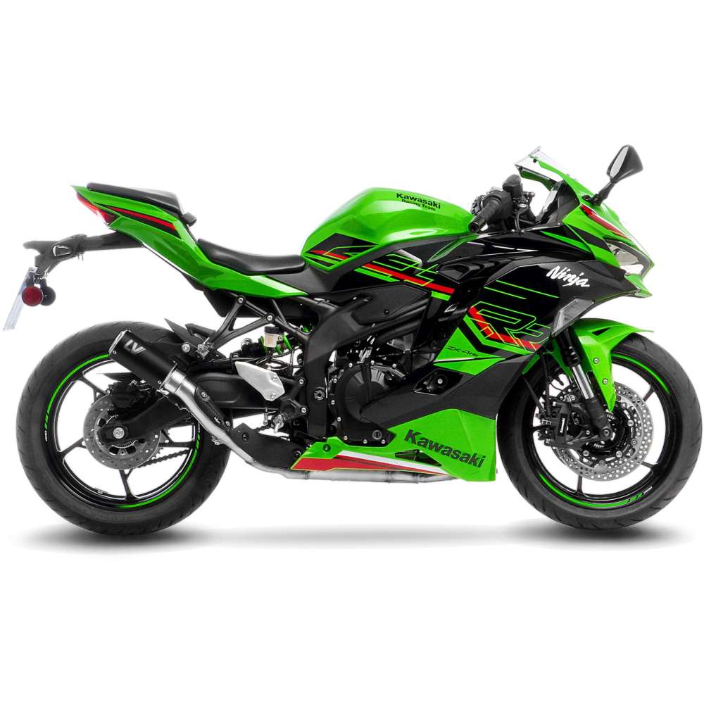 LEOVINCE LV Corsa S Black Edition Slip-On Muffler - Kawasaki ZX-4R/RR 2024 - 2025 1811-4843 15409SBU