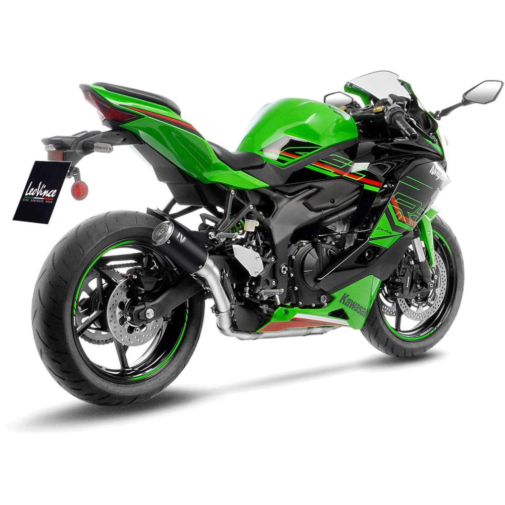 LEOVINCE LV Corsa S Black Edition Slip-On Muffler - Kawasaki ZX-4R/RR 2024 - 2025 1811-4843 15409SBU