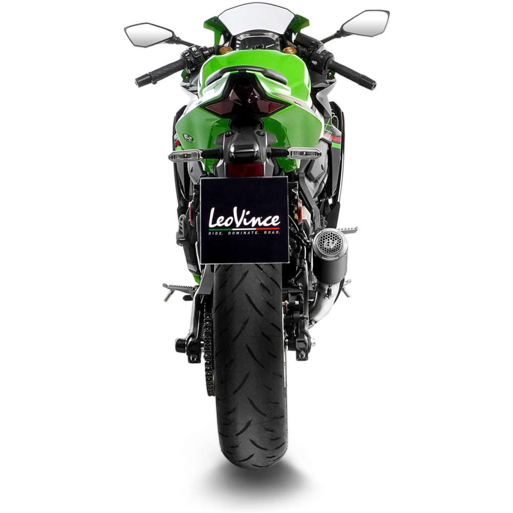 LEOVINCE LV Corsa S Black Edition Slip-On Muffler - Kawasaki ZX-4R/RR 2024 - 2025 1811-4843 15409SBU