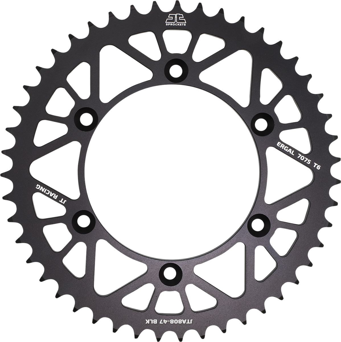 JT SPROCKETS Rear Sprocket - Suzuki - Black - 47-Tooth JTA808.47BLK