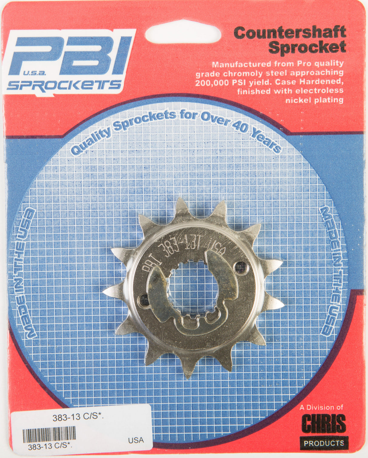 PBIFront Cs Sprocket Steel 13t-520 Hon383-13