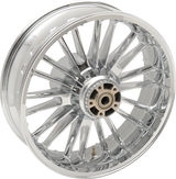 COASTAL MOTO Rear Wheel - Atlantic 3D - Single Disc/No ABS - Chrome - 18"x5.50" - '09+ FL 3D-ATL185CH