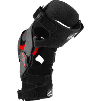 ALPINESTARS Supertech RK-10 Plasma Knee Braces - Black/Red - Small 6501425-13-S