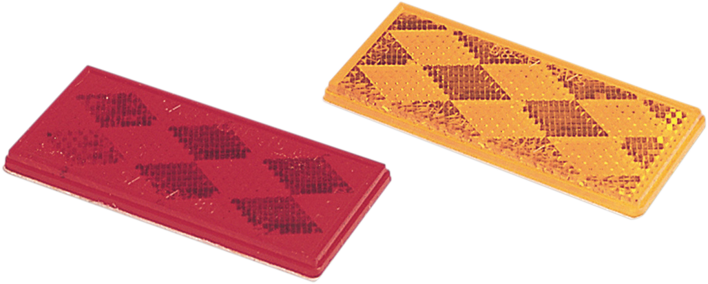 WESBAR Rectangular Reflectors - Amber 3357