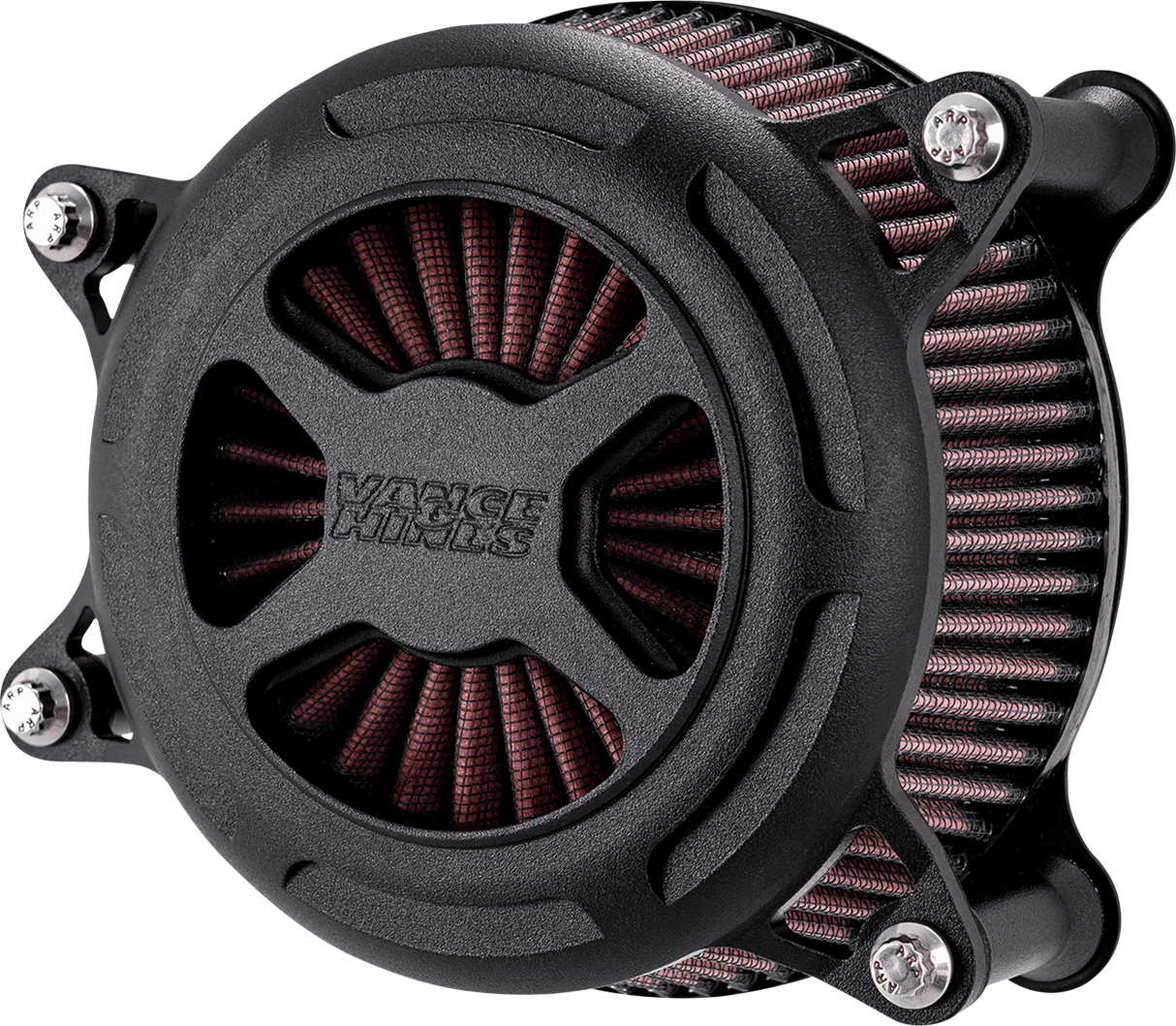 VANCE & HINES VO2 X Air Cleaner - Black Wrinkle 42365