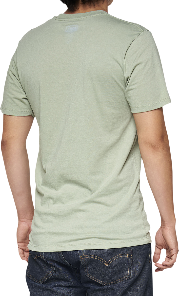 100% Pecten T-Shirt - Slate Green - Large 32144-486-12