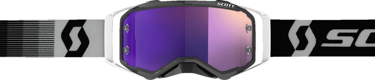 SCOTT Prospect Goggle - Premium Black/White - Purple Chrome 272821-7702281