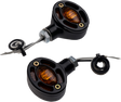 JOKER MACHINE LED Turn Signals - Black with Amber LEDs 05-250-AB