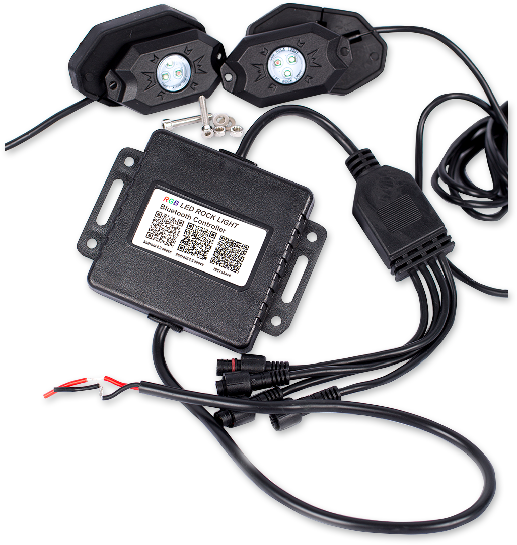 WHIPITLIGHTRODS LED Rock Lights Kit ROC-4