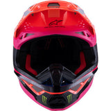 ALPINESTARS Supertech M10 Helmet - Deegan Monster - MIPS® - Gloss Orange Fluo/Purple/Pink Fluo - Large 8300425-433-L