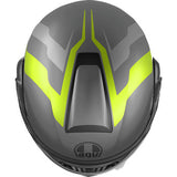 AGV Streetmodular Helmet - Resia - Matte Gray/Black/Yellow Fluo - Medium 2118296002007M