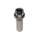 McGard Hex Lug Bolt (Cone Seat) M14X1.25 / 17mm Hex / 27.5mm Shank Length (Box of 50) - Black