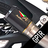Austin racing GP1R  dual SLIP-ON EXHAUST 60mm bore   for 2021 - 2024 SUZUKI HAYABUSA