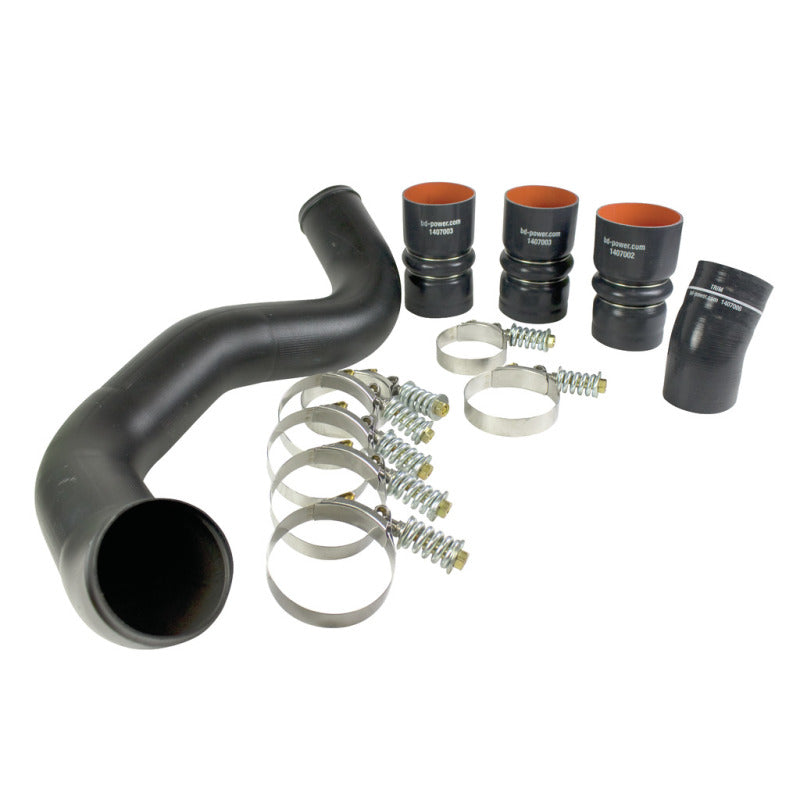 BD Diesel Intercooler Hose & Clamp Kit w/Intake Pipe - 2003-2007 Ford 6.0L PowerStroke 1047034