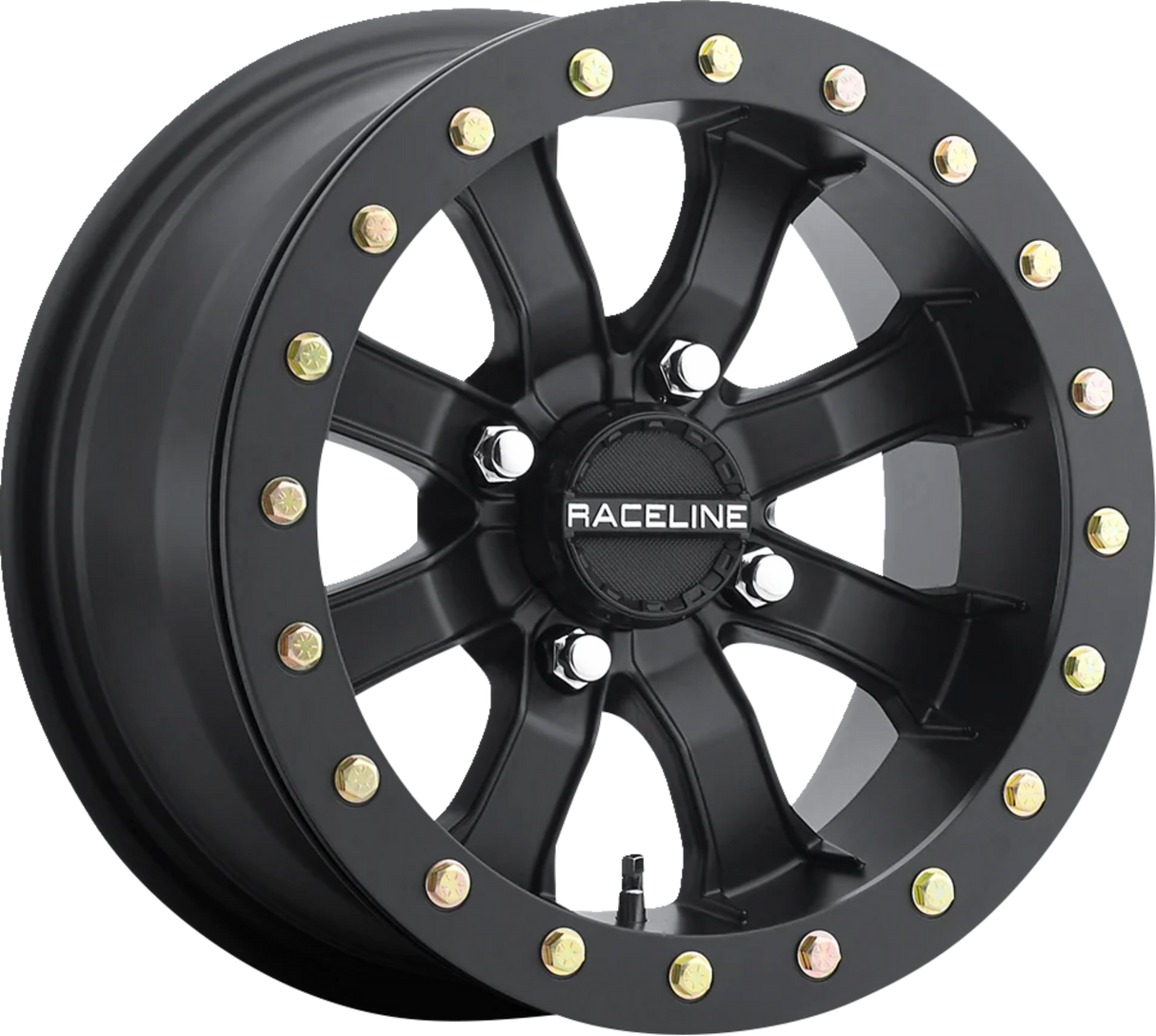 RACELINE WHEELS Wheel - Black Mamba - Beadlock - Front/Rear - Black - 15x7 - 4/156 - 5+2 A71B-57056-00