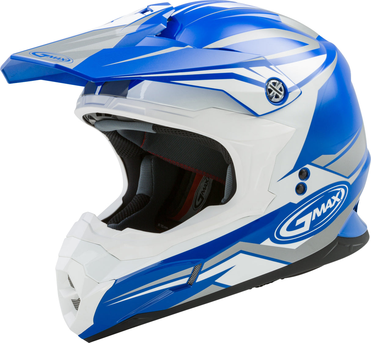 GMAX Mx-86 Off-Road Revoke Helmet Blue/White 3x G3866049