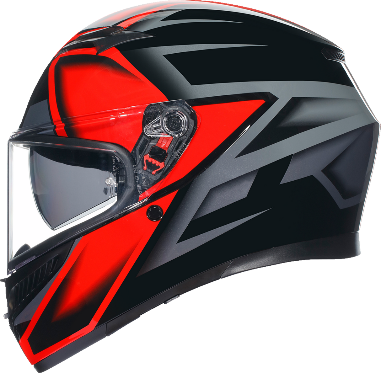 AGV K3 Helmet - Compound - Black/Red - Large 2118381004009L