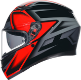 AGV K3 Helmet - Compound - Black/Red - Large 2118381004009L