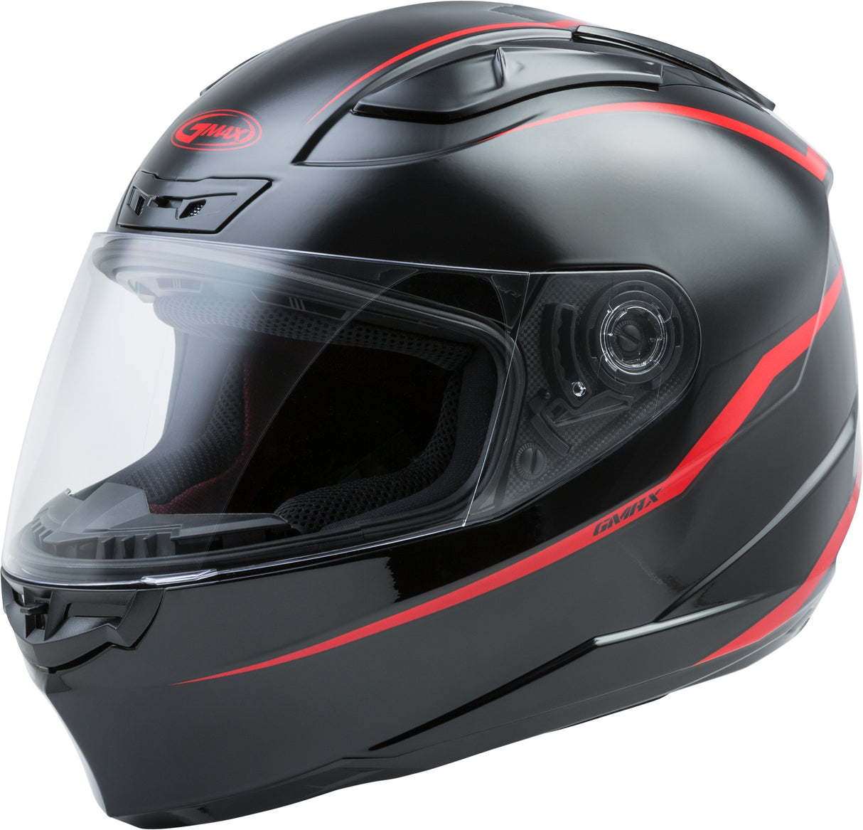 GMAX Ff-88 Full-Face Precept Helmet Black/Red 2x G1884038