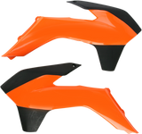 ACERBIS Radiator Shrouds - Orange/Black 2314251008