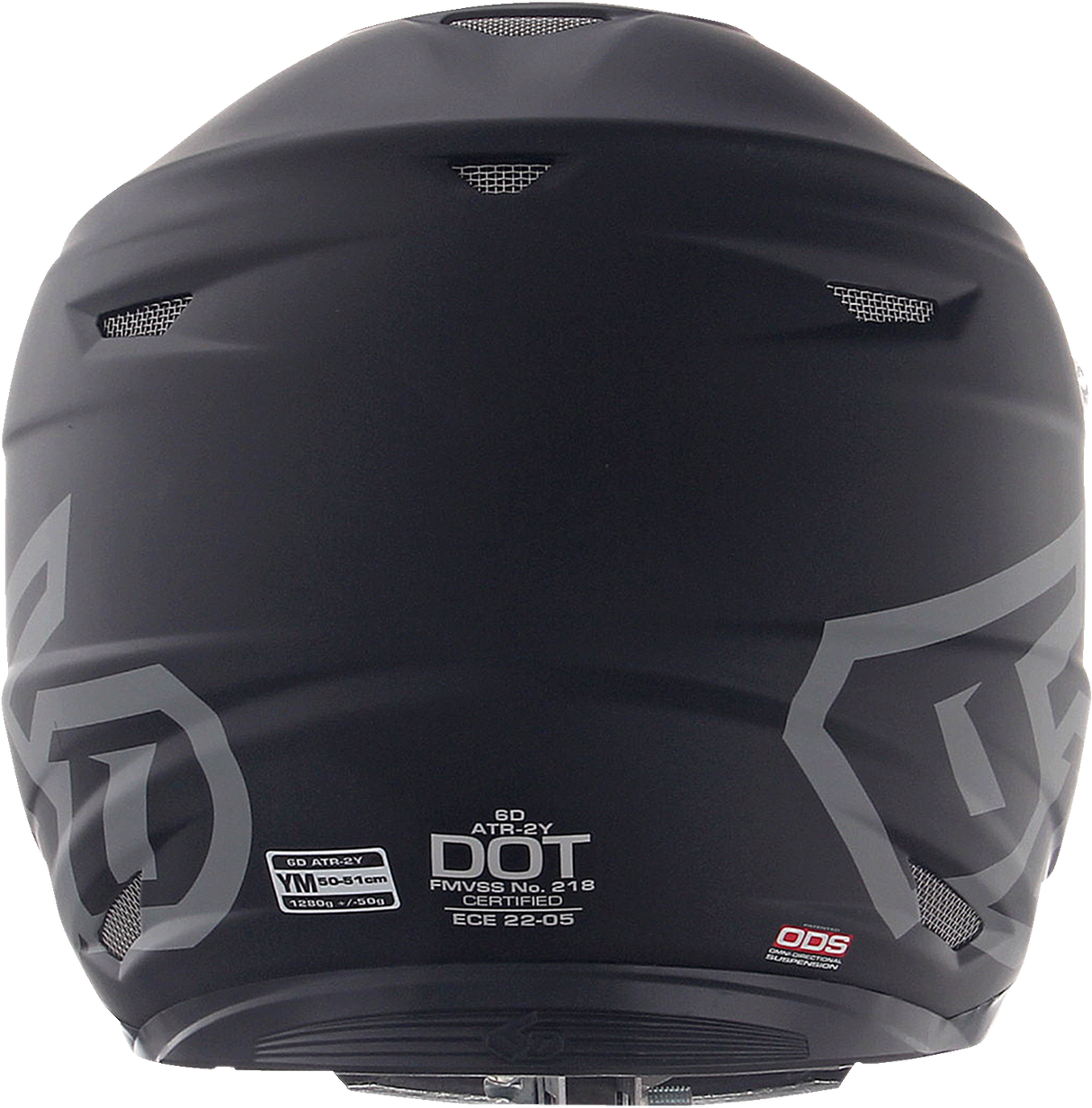 6D ATR-2Y Helmet - Matte Black - Small 11-5600