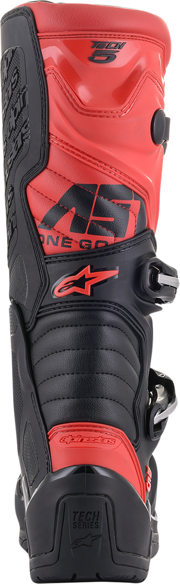 ALPINESTARS Tech 5 Boots - Black/Red- US 8 2015015-13-8