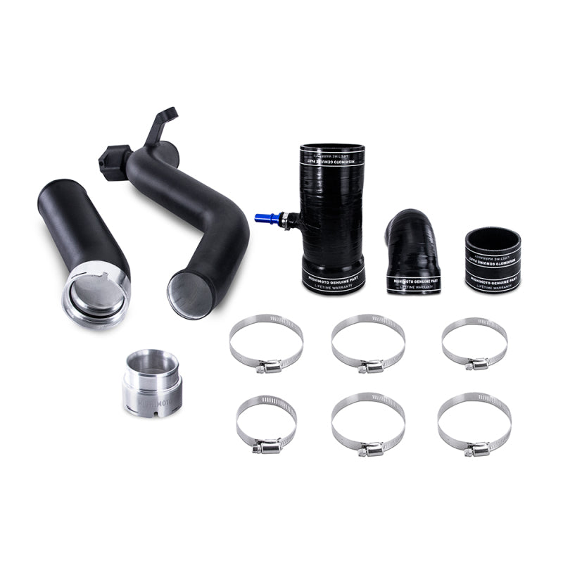 Mishimoto 2019+ Ford Ranger 2.3L Intercooler Pipe & Boot Kit - Micro-Wrinkle Black MMICP-RGR-19KMWBK