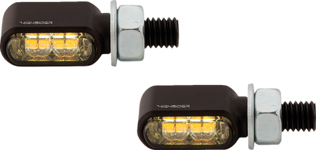 HIGHSIDER Little Bronx Turn Signal - Black 204-2870