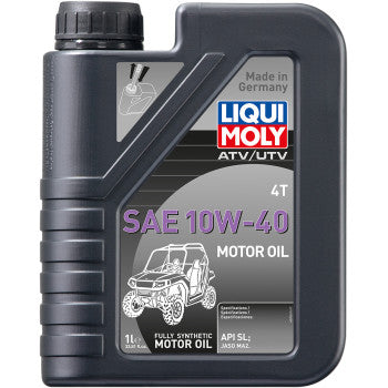 LIQUI MOLY ATV/UTV 4T Engine Oil - 10W-40 - 1L 20174