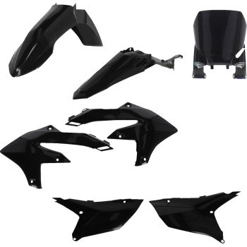 CYCRA 5 Piece Replica Body Kit - Black - YZ 250F | 450F/FX  2023-2024	 1CYC-9435-12