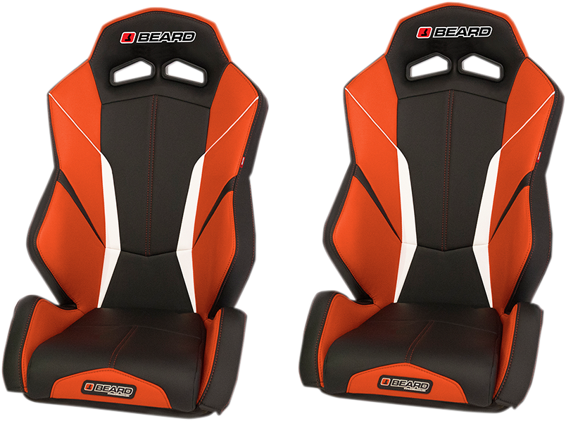 BEARD SEATS Seat - Torque V2 - Front - Black/Orange 852-535